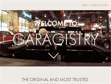 Tablet Screenshot of garagistry.com